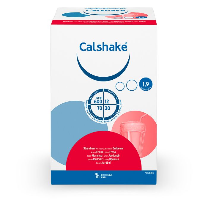 CALSHAKE Erdbeere Beutel Pulver